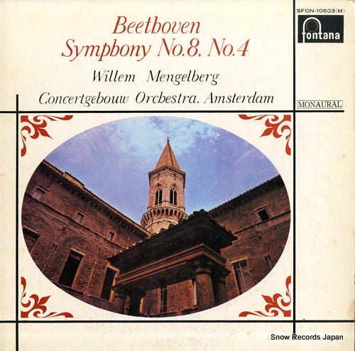 MENGELBERG, WILLEM beethoven; symphony no.8, no.4 SFON-10603(M)