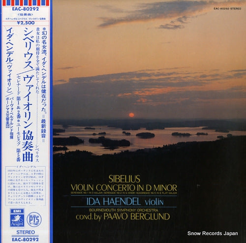 HAENDEL, IDA sibelius; violin concerto in d minor EAC-80292