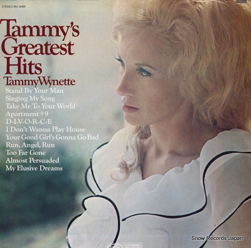 WYNETTE, TAMMY tammy's greatest hits BN26486
