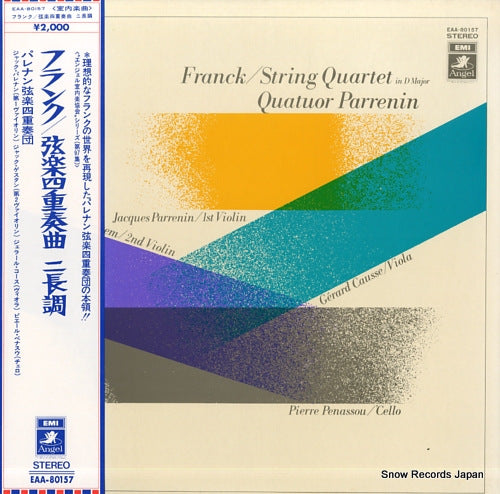 QUATUOR PARRENIN franck; string quartet in d major EAA-80157