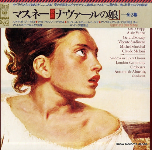 ALMEIDA, ANTONIO DE massenet; la navarraise SOCO137