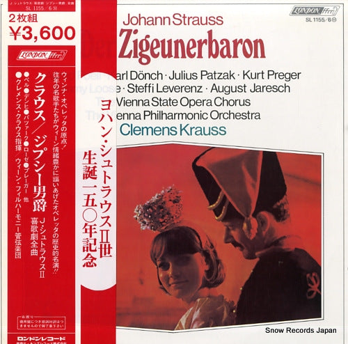 KRAUSS, CLEMENS strauss; der zigeunerbaron SL1155/6