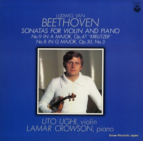 UGHI, UTO / LAMAR CROWSON beethoven; sonata no.9 in a major for violin and piano, op.47 "kreutzer" OX-1145-PI