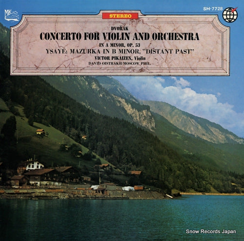 PIKAIZEN, VICTOR dvorak; concerto for violin and orchestra in a minor, op.53 SH-7728