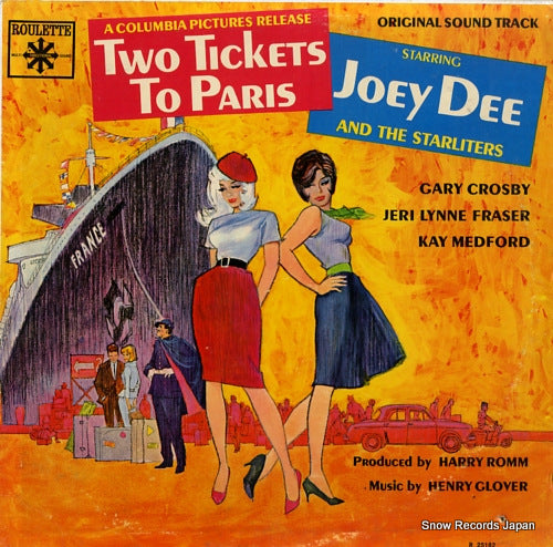DEE, JOEY, AND THE STARLITERS two tickets to paris R25182