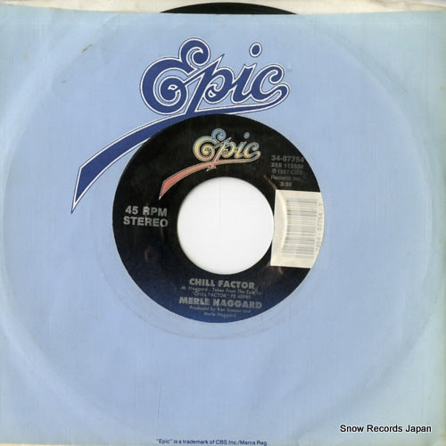 HAGGARD, MERLE chill factor 34-07754