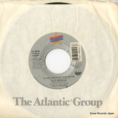 ROYAL, BILLY JOE i'll pin a note on your pillow 7-99404