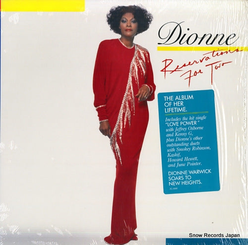 WARWICK, DIONNE reservations for two AL-8446