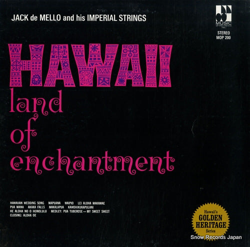 DE MELLO, JACK hawaii land of enchantment MOP200