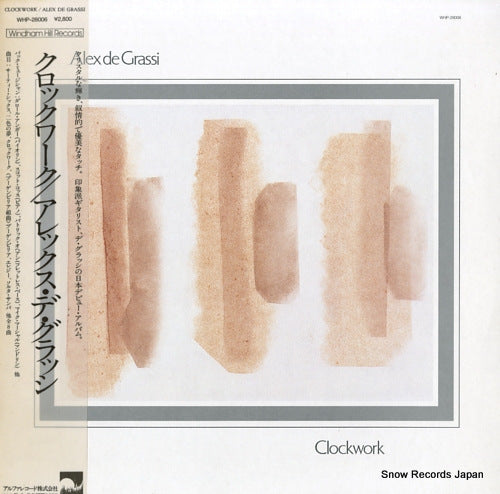 DE GRASSI, ALEX clockwork WHP-28006