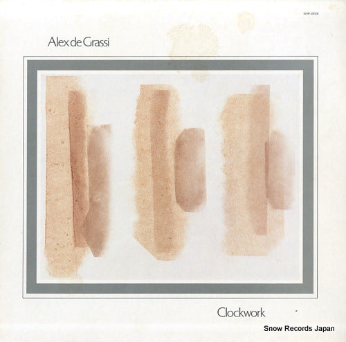 DE GRASSI, ALEX clockwork WHP-28006