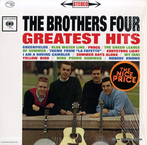 BROTHERS FOUR, THE greatest hits PC8603