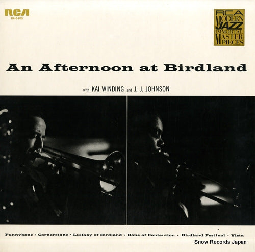 WINDING, KAI, AND J.J. JOHNSON an afternoon at birdland RA-5405