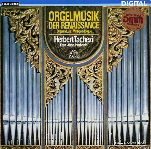 TACHEZI, HERBERT orgelmusik der renaissance 6.42587AZ