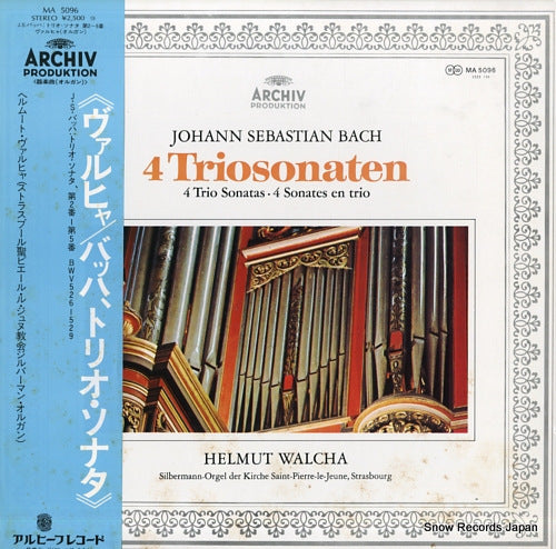WALCHA, HELMUT bach; 4 triosonaten MA5096