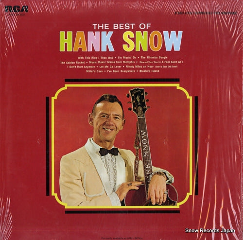 SNOW, HANK the best of hank snow ANL1-3470(E)