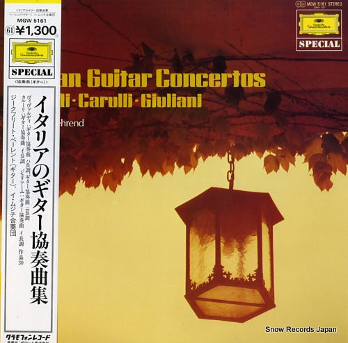 BEHREND, SIEGFRIED italian guitar concertos MGW5161