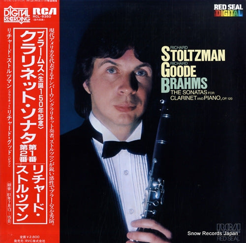STOLTZMAN, RICHARD brahms; the sonatas for clarinet and piano, op.120 RCL-8350