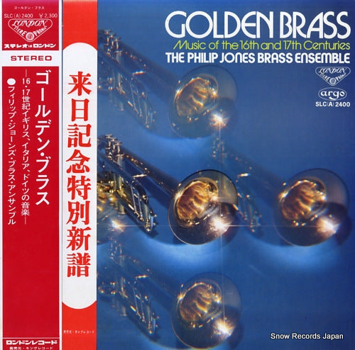 JONES, PHILIP, BRASS ENSEMBLE golden brass / music of the 16th and 17th centuries SLC(A)2400