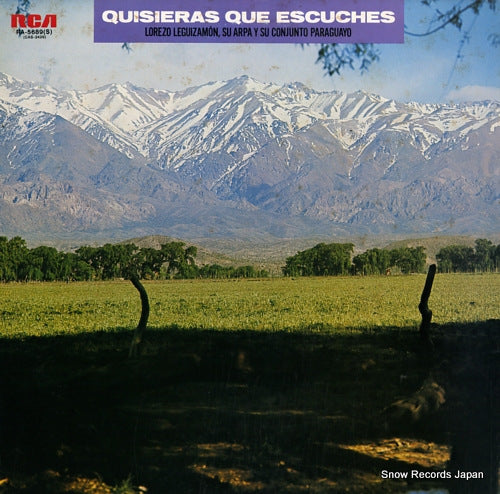 LEGUIZAMON, LORENZO quisieras que escuches RA-5689