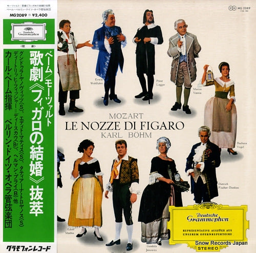 BOHM, KARL mozart; le nozze di figaro MG-2089