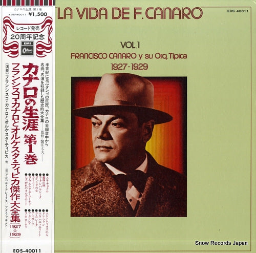 CANARO, FRANCISCO la vida de f. canaro vol.1 EOS-40011