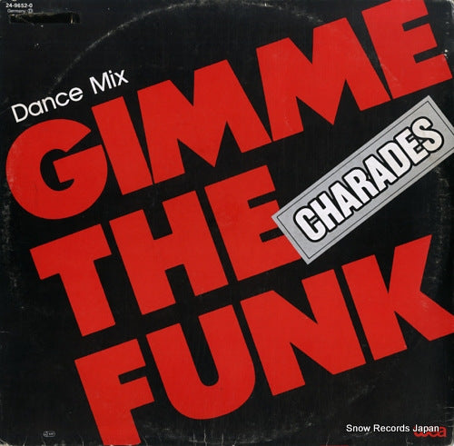 CHARADES gimme the funk (dance mix) 24-9652-0