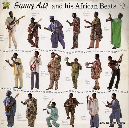 ADE, KING SUNNY, AND HIS AFRICAN BEATS synchro system 205546