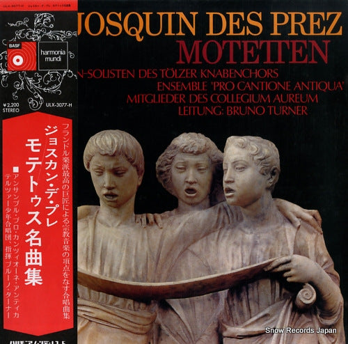 TURNER, BRUNO josquin des prez; motetten ULX-3077-H