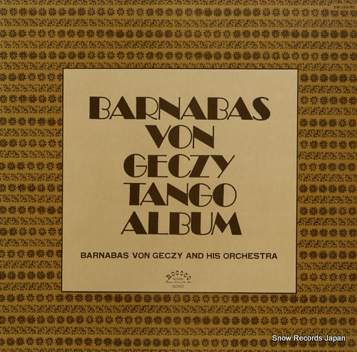 GECZY, BARNABAS VON barnabas von geczy tango album XM-188-RC