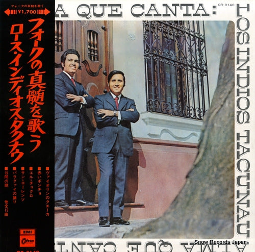 LOS INDIOS TACUNAU alma que canta OR-8140