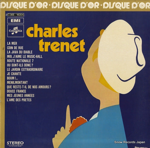 TRENET, CHARLES le disque d'or de charles trenet 2C066-16054