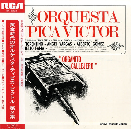 ORQUESTA TIPICA VICTOR organito callejero RA-5383