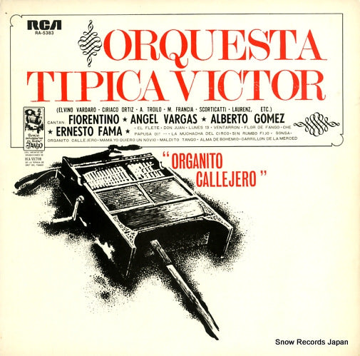 ORQUESTA TIPICA VICTOR organito callejero RA-5383