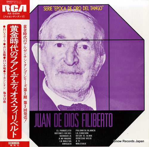 FILIBERTO, JUAN DE DIOS la epoca de oro de juan de dios filiberto RA-5494