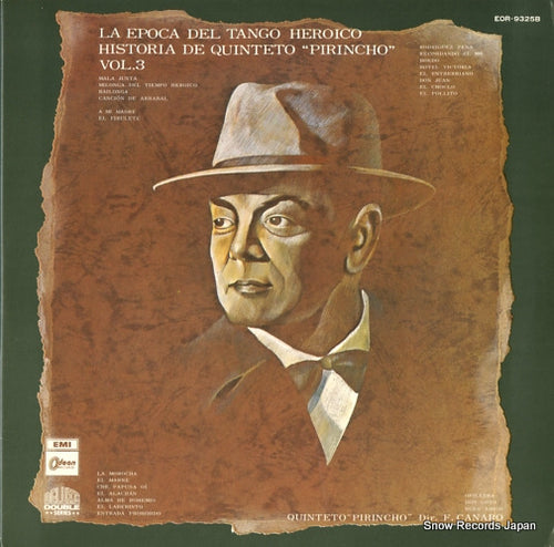 QUINTETO PIRINCHO la epoca del tango heroico / historia de quinteto "pirincho" vol.3 EOR-9325B