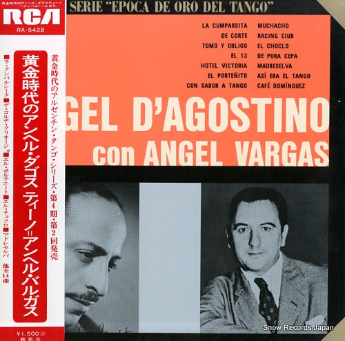 D'AGOSTINO, ANGEL / ANGEL VARGAS la epoca de oro del tango RA-5428