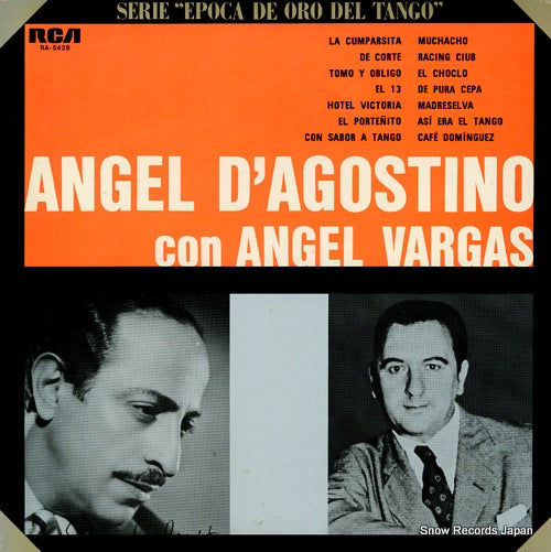 D'AGOSTINO, ANGEL / ANGEL VARGAS la epoca de oro del tango RA-5428