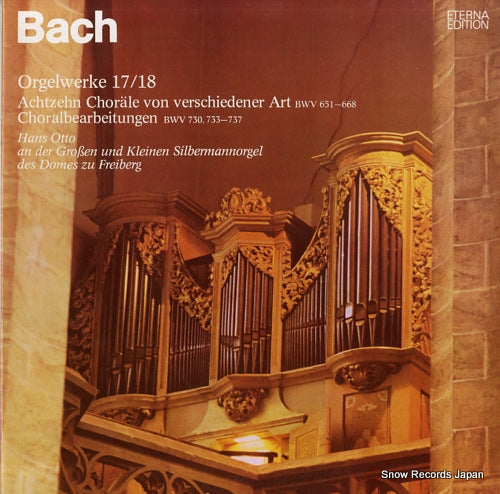 OTTO, HANS bach; orgelwerke 17/18 826183-184