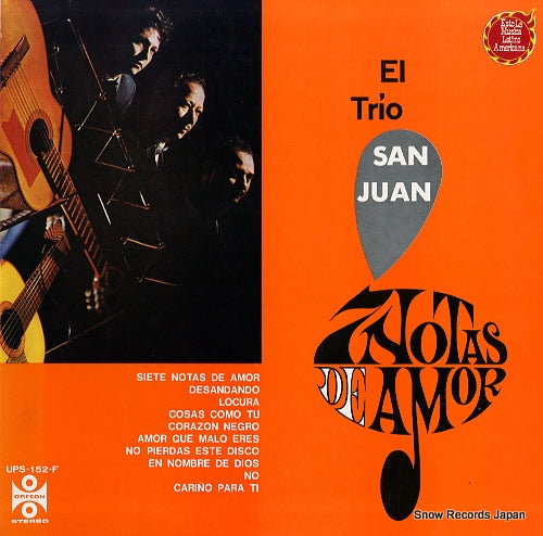 TRIO SAN JUAN siete notas de amor UPS-152-F