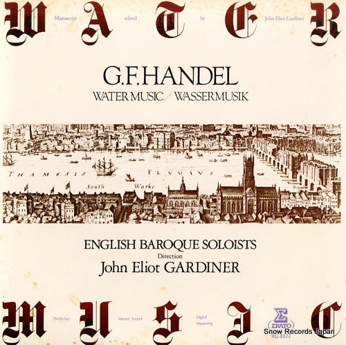 GARDINER, JOHN ELIOT handel; water music REL-8022