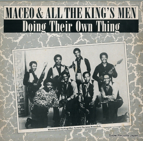 MACEO AND ALL THE KING'S MEN doing their own thing CRB1176
