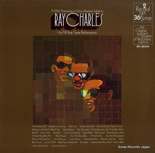 CHARLES, RAY a 25th anniversary in show business salute to ray charles ATL60014