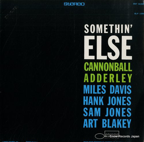 ADDERLEY, CANNONBALL somethin' else BST-81595