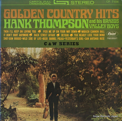THOMPSON, HANK golden country hits CP-7104