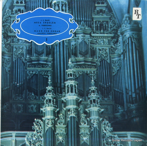 VEBERZINKE, AMADEUS bach; mass for organ 1 33CM-03283