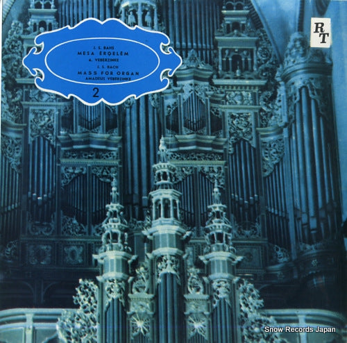 VEBERZINKE, AMADEUS bach; mass for organ 2 33CM-03285