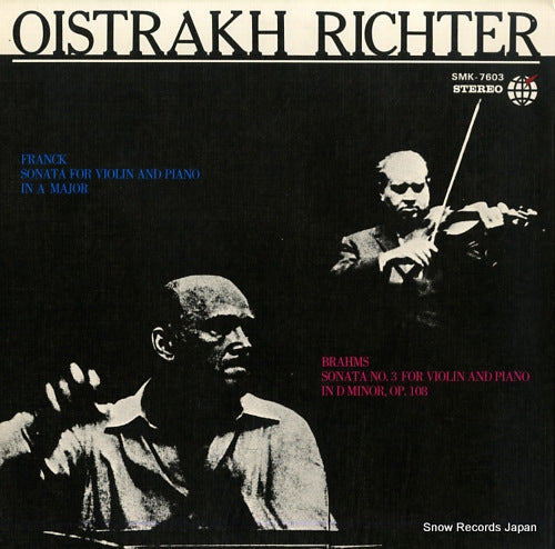 OISTRAKH, DAVID franck; sonata for violin and piano in a major SMK-7603