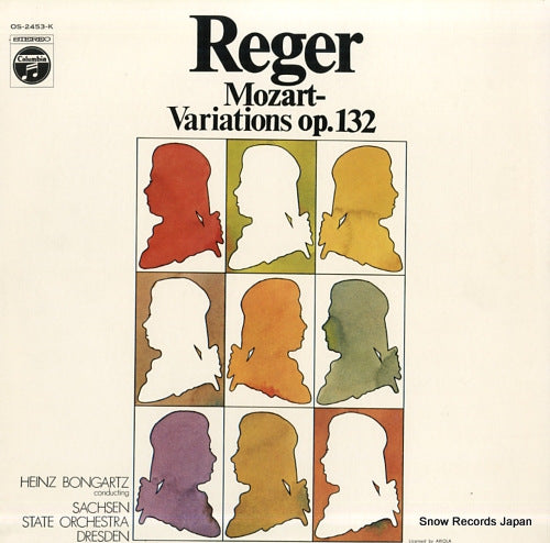 BONGARTZ, HEINZ reger; mozart-variations op.132 OS-2453-K