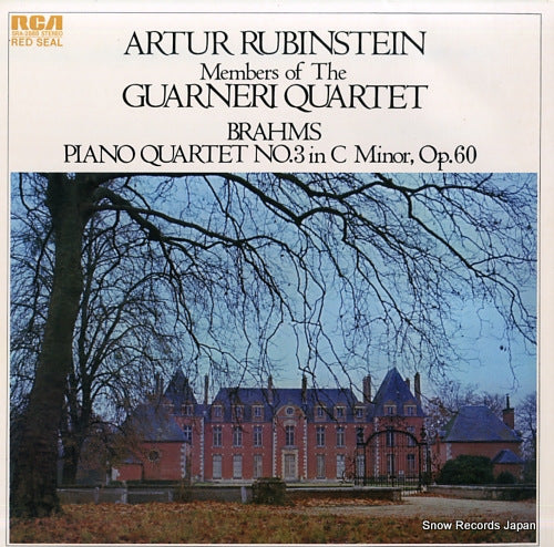 RUBINSTEIN, ARTUR brahms; piano quartet no.3 in c minor, op.60 SRA-2888